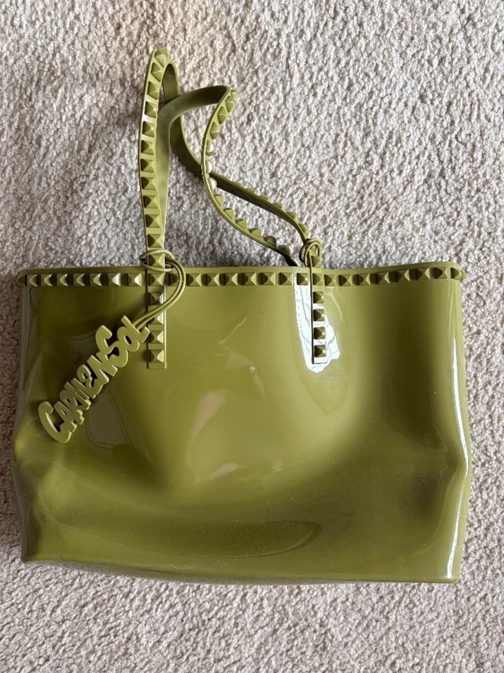 Carmen Sol Green Jelly Bag